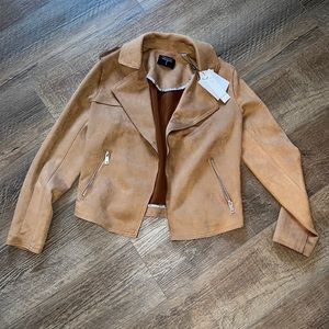 Velvet Brown Collared Jacket